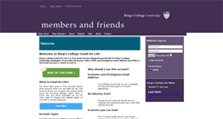 Desktop Screenshot of kings.cantab.net